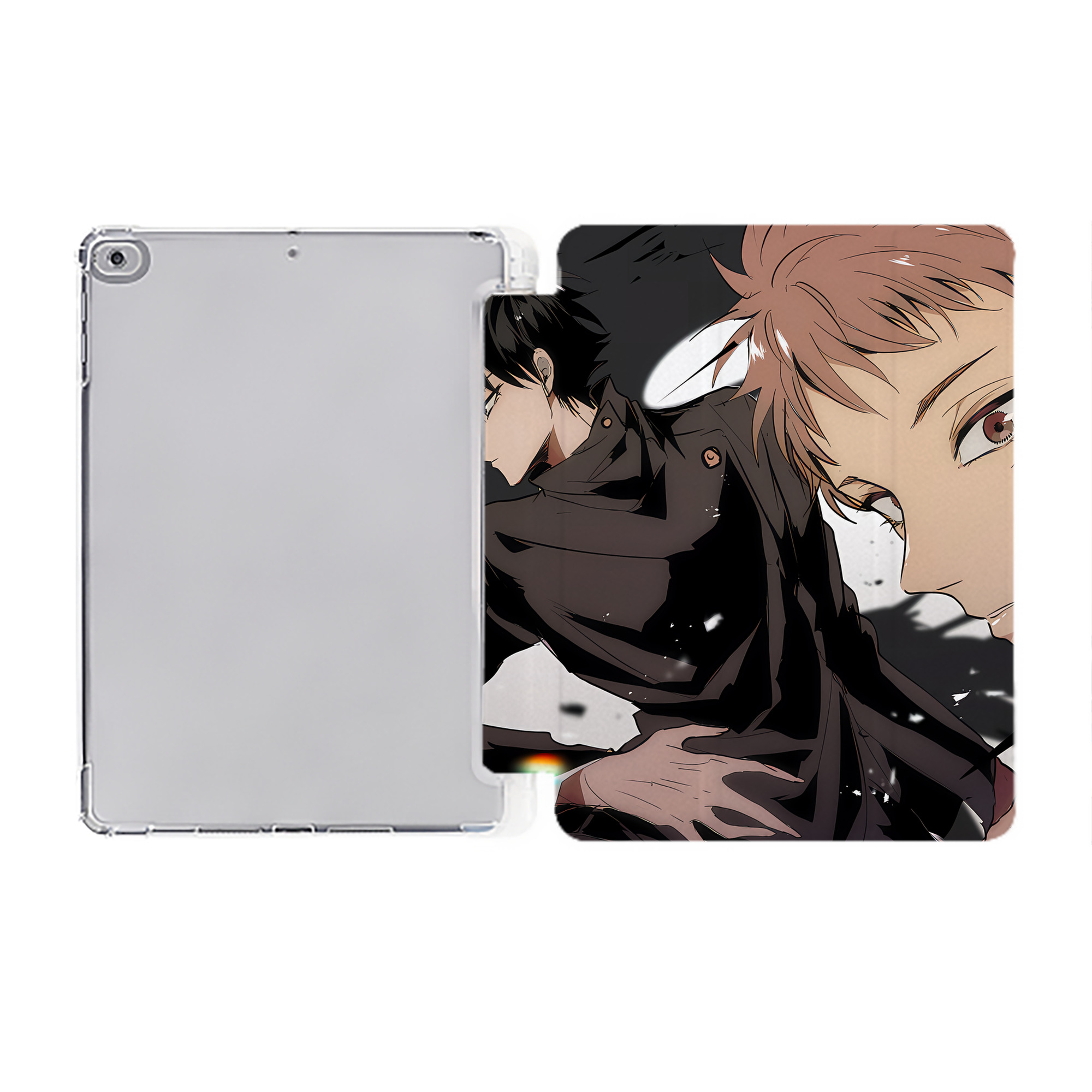 （画像用） SPY×FAMILY间谍家家酒 IPad ケース ペン収納付き 三つ折りスタンド PUレザー×シリコン 対応機種9.5/10.5/10.9インチ